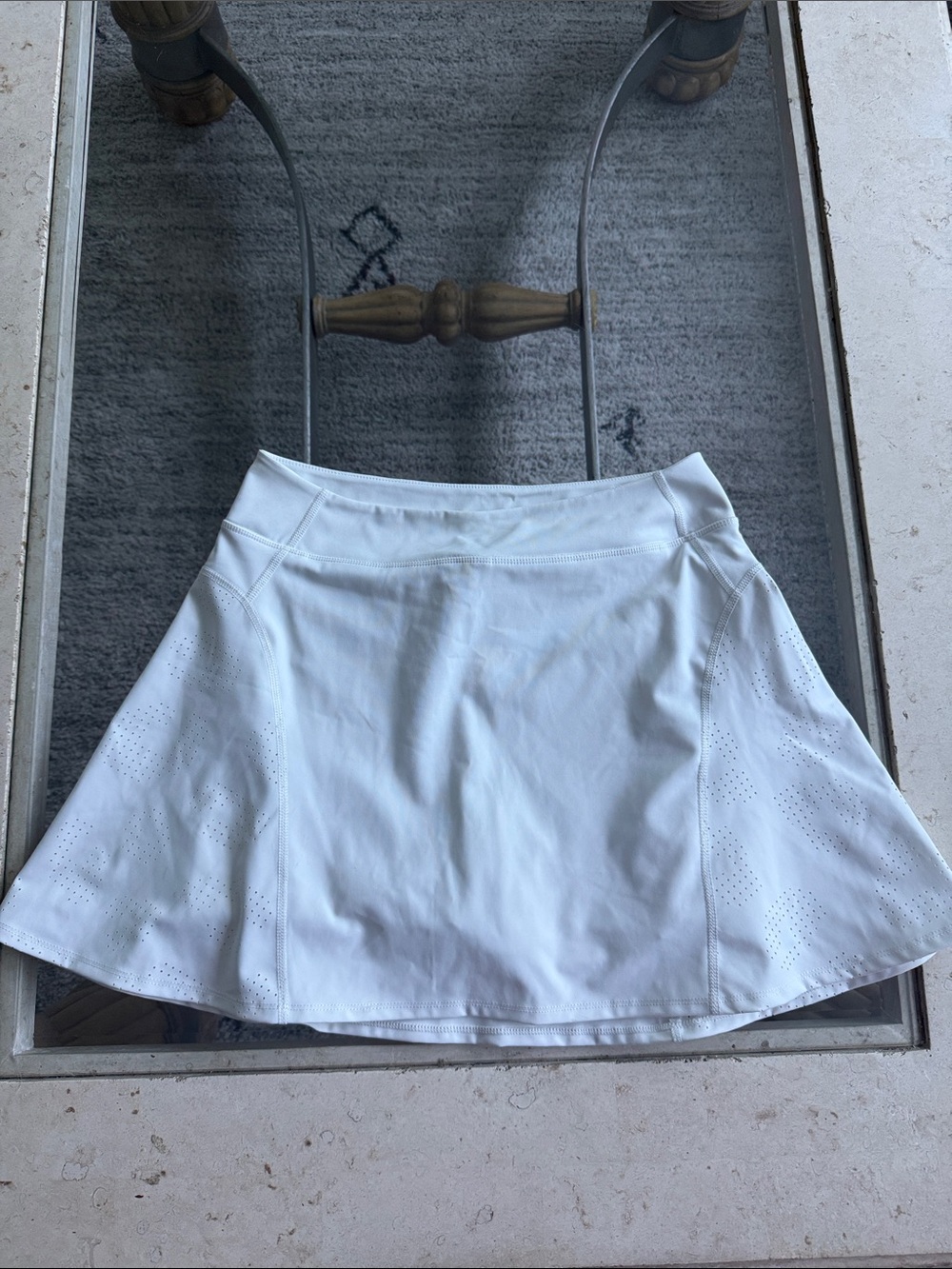 White Women's Athletic Skort
